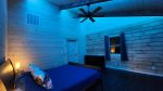 Changable colored LED lights in Master Bedroom